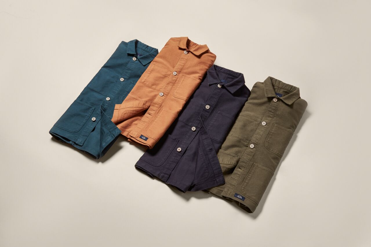 Bleu De Paname Veste De Comptoir