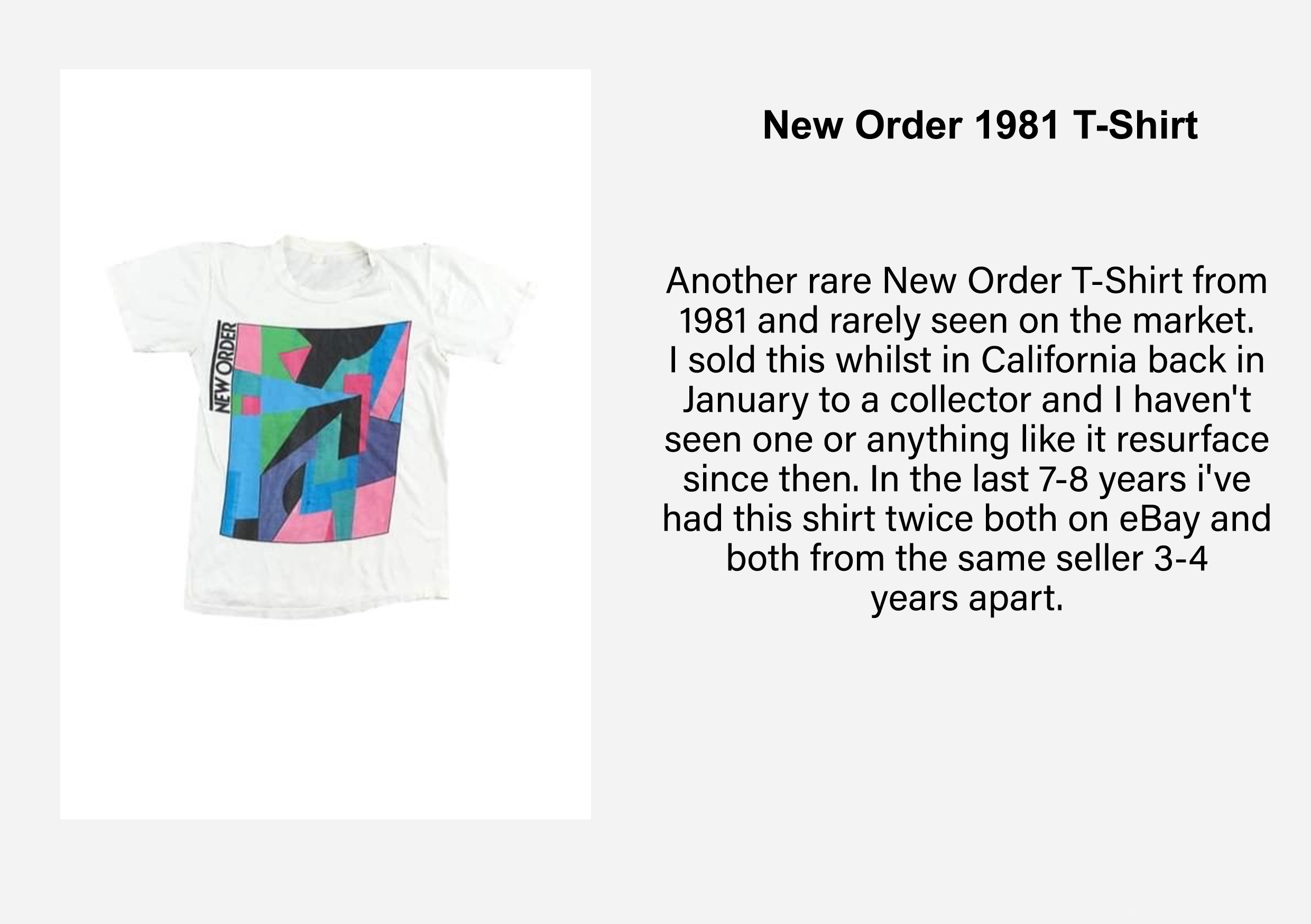 HIP Exploring The World Of Vintage New Order Merch With Ladi Kazeem