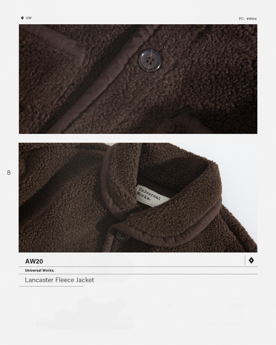 HIP Staff Picks: Universal Works AW20 Lancaster Fleece Jacket