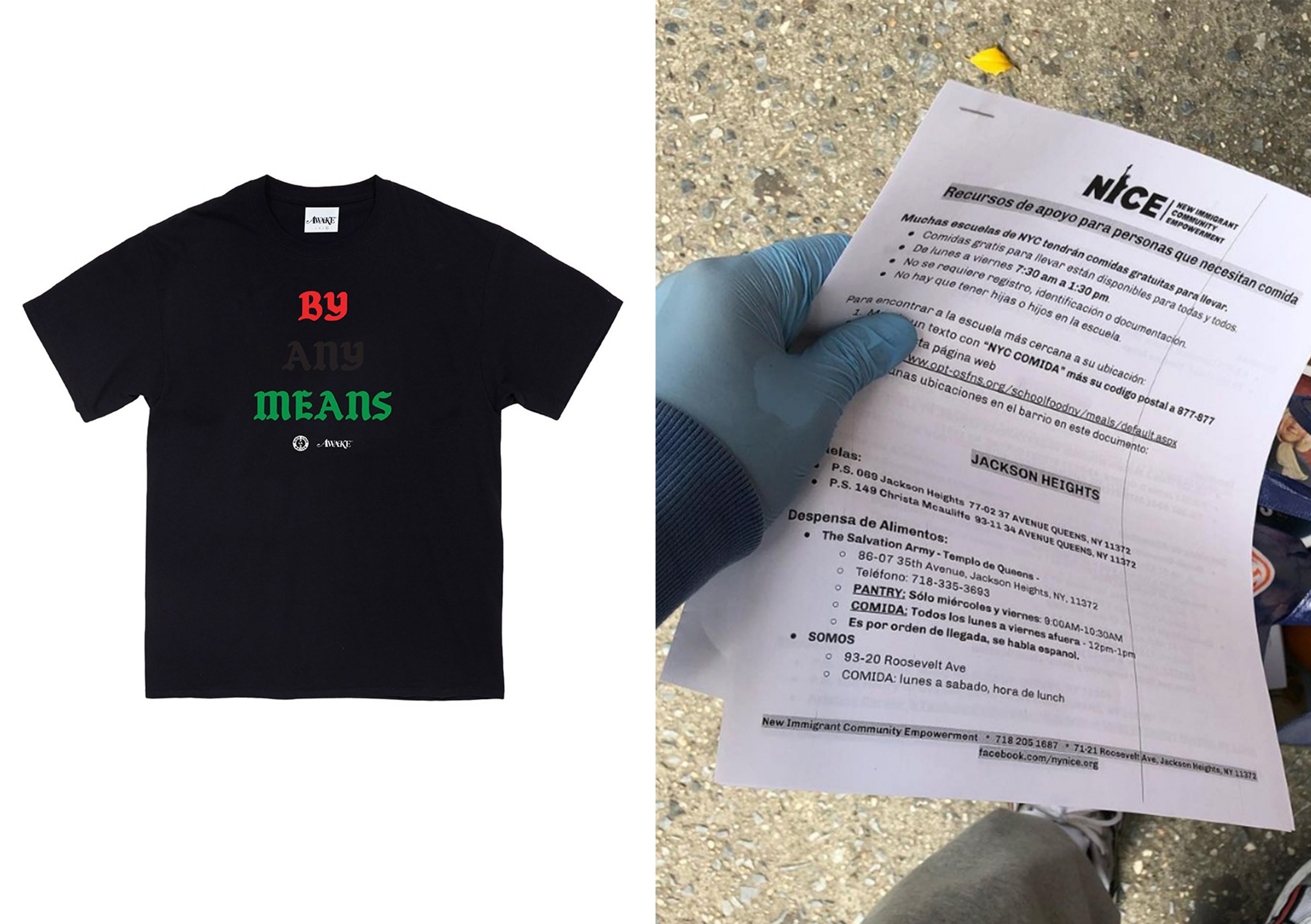 Awake NY By Any Means T-Shirt for NICE