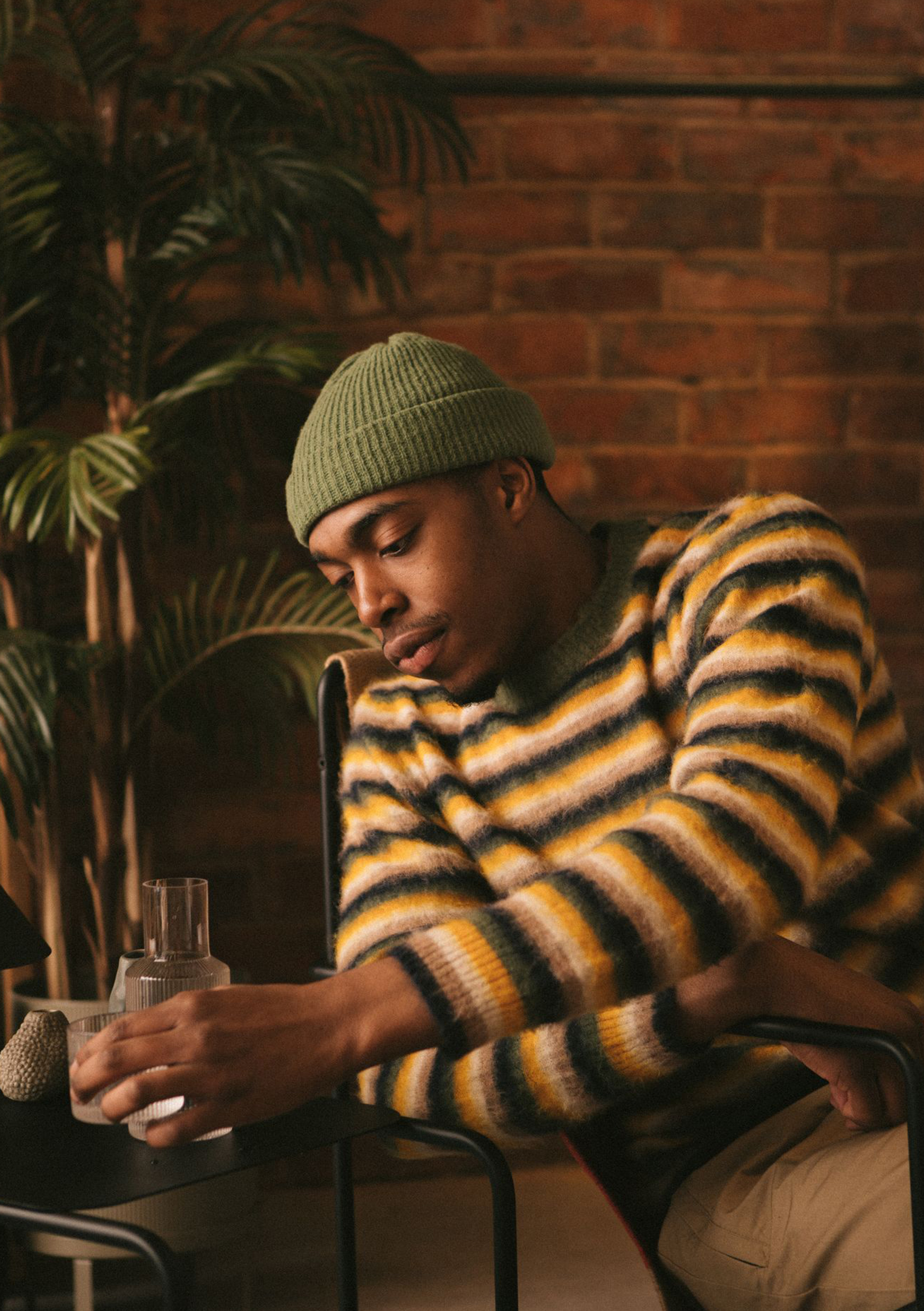 Wood Wood SS21 Collection At HIP striped sweater